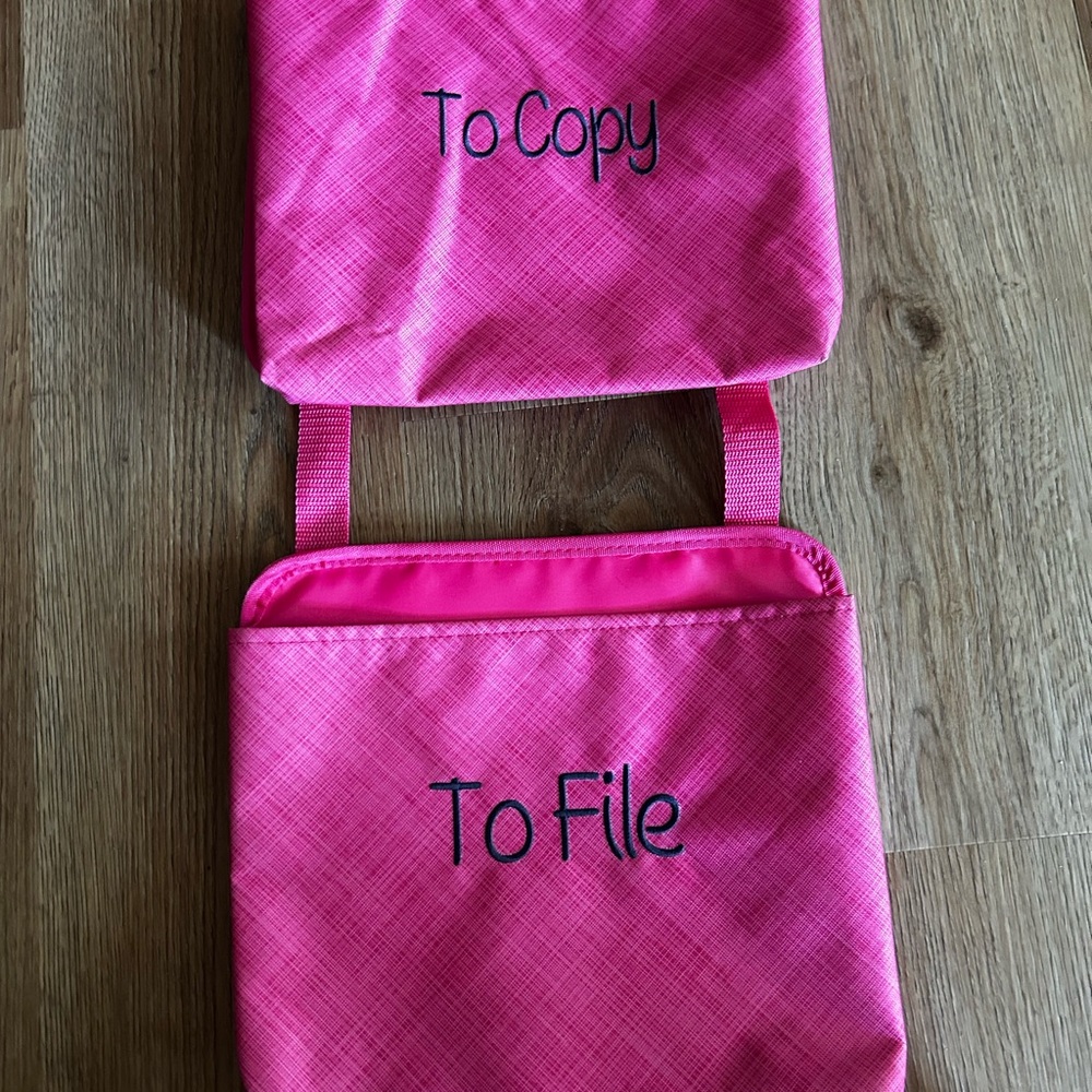 Thirty-One Pink Home Office Organizer